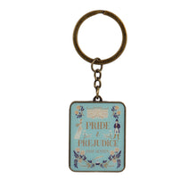 Load image into Gallery viewer, Keyring Metal - Pulteney Press (Pride & Prejudice)