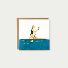 Load image into Gallery viewer, Paddle & A Cocktail Greetings Card