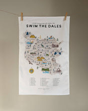 Load image into Gallery viewer, Swim the Dales Tea Towel