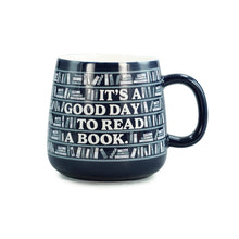 Load image into Gallery viewer, Mug Scandi Shape - It's A Good Day To Read A Book