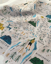 Load image into Gallery viewer, Wainwright Fells Tea Towel
