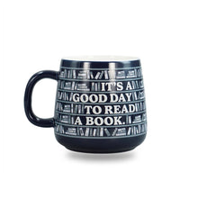 Load image into Gallery viewer, Mug Scandi Shape - It's A Good Day To Read A Book