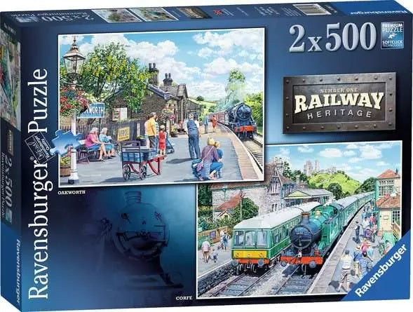 Number One Railway Heritage 2 x 500 piece puzzle