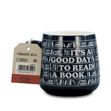 Load image into Gallery viewer, Mug Scandi Shape - It's A Good Day To Read A Book
