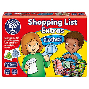 Shopping List Extras Clothes