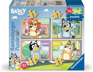 Bluey My First Puzzles - 2 + 3 + 4 + 5 Pieces Puzzle