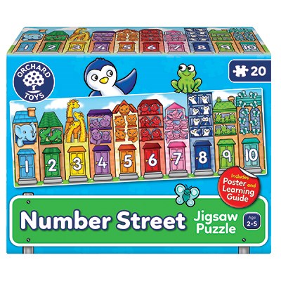 Number Street 20 piece puzzle