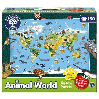 Animal World 150 piece puzzle