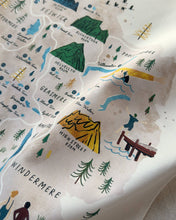 Load image into Gallery viewer, Swim the Lakes Tea Towel
