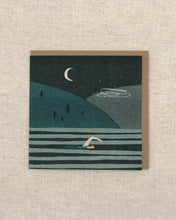 Load image into Gallery viewer, Night Swimming Greetings Card
