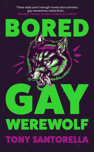 Bored Gay Werewolf SIGNED bookplate, Tony Santorella