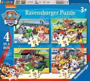 Paw Patrol 4 In A Box Puzzles