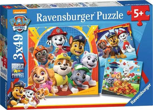 Paw Patrol 3 x 49 piece puzzle