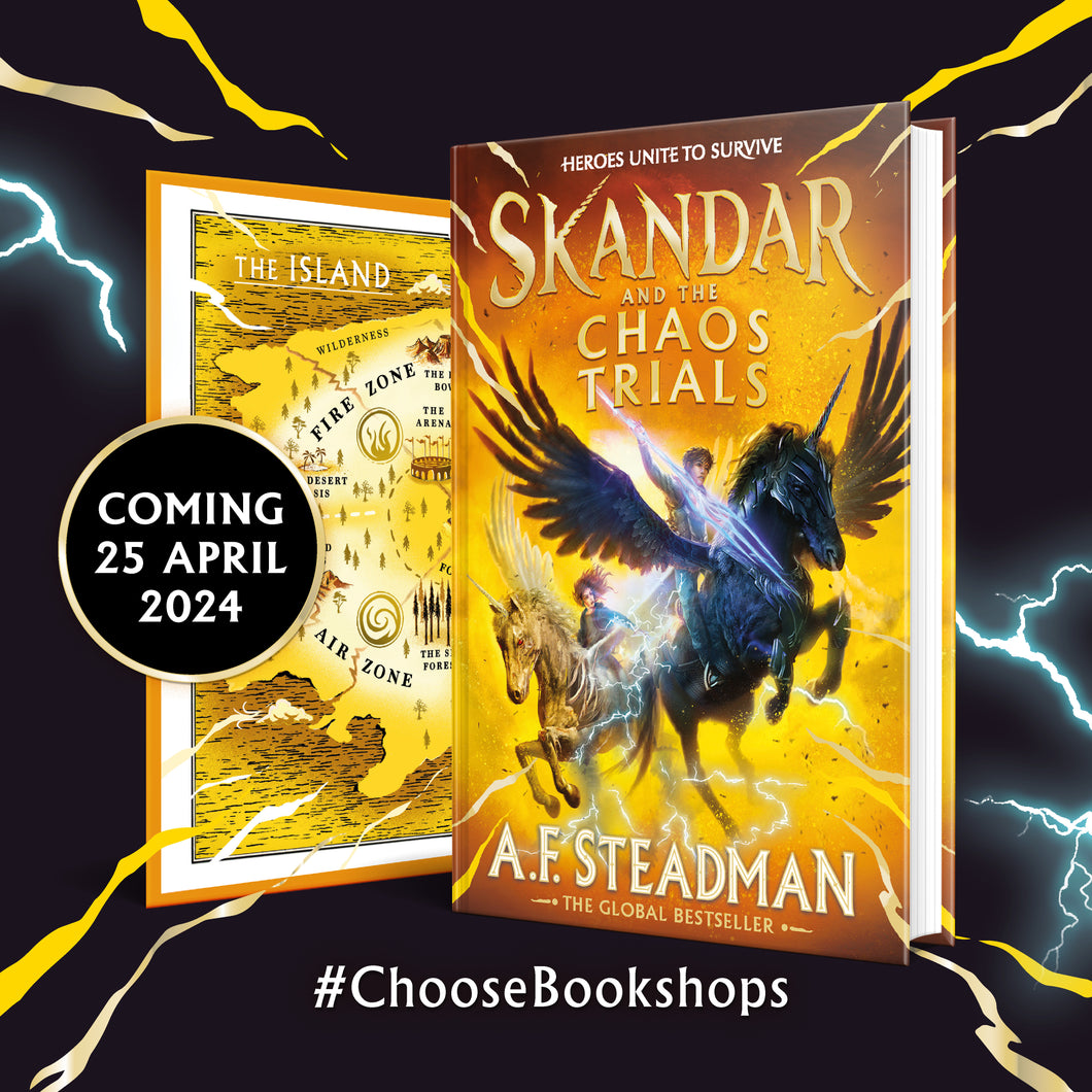 Skandar and the Chaos Trials SIGNED Indie Edition, A. F. Steadman