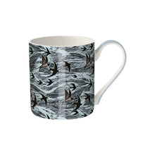 Load image into Gallery viewer, Angela Harding Swallows and Sea Fine Bone China Mug
