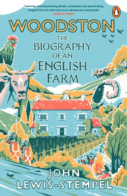 Woodston: The Biography of An English Farm SIGNED bookplate, John Lewis-Stempel