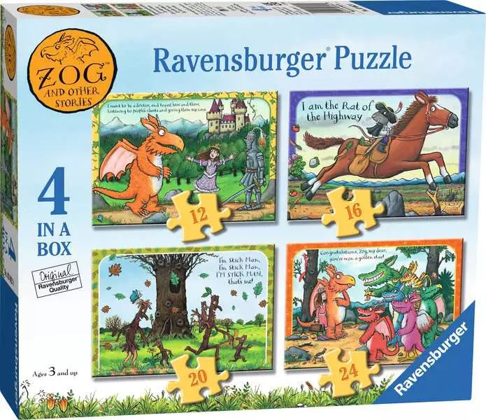 Zog & Other Stories, 4 in a Box - 12 + 16 + 20 + 24 Pieces
