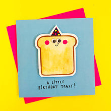 Load image into Gallery viewer, Little Nuggets - A Little Birthday Toast! Birthday Card

