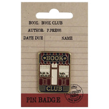 Load image into Gallery viewer, Pin Badge - Pulteney Press (Book Club)
