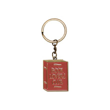 Load image into Gallery viewer, Metal Keyring Book Lovers Club Literary Book
