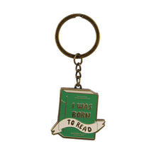 Load image into Gallery viewer, Keyring Metal - Pulteney Press (Born to Read)
