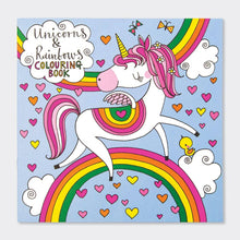 Load image into Gallery viewer, Children's Unicorns &amp; Rainbows Colouring Book
