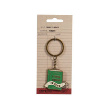 Load image into Gallery viewer, Keyring Metal - Pulteney Press (Born to Read)
