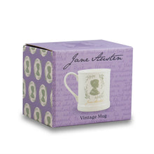 Load image into Gallery viewer, Mug Vintage Shape 375ml Jane Austen (Silhouette)
