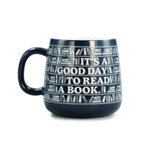 Load image into Gallery viewer, Mug Scandi Shape - It's A Good Day To Read A Book
