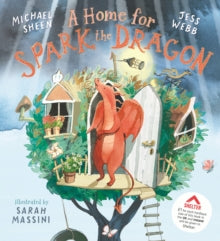 A Home For Spark the Dragon SIGNED bookplate, Michael Sheen & Jess Webb
