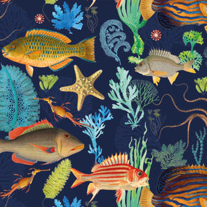 Single Sheet Gift Wrap - Fish