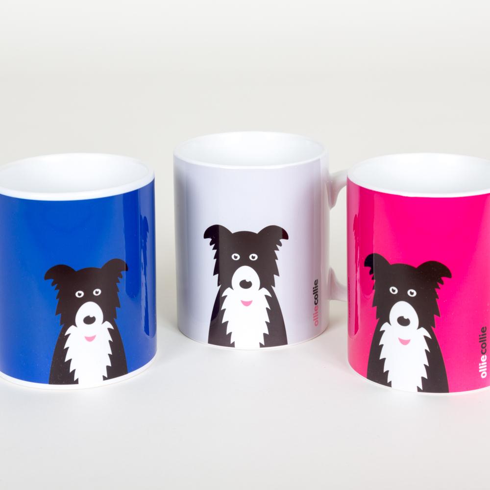 Ollie Collie Colours Ceramic Mug