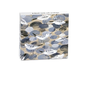 Sandpipers Mini Notecard Wallet