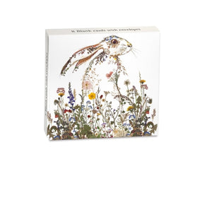 Wildflower Hares Mini Notecard Wallet